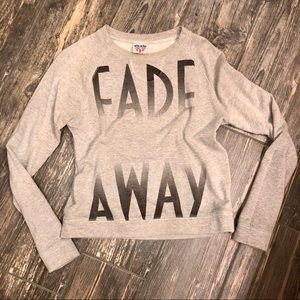 Fade Away glitter sweatshirt